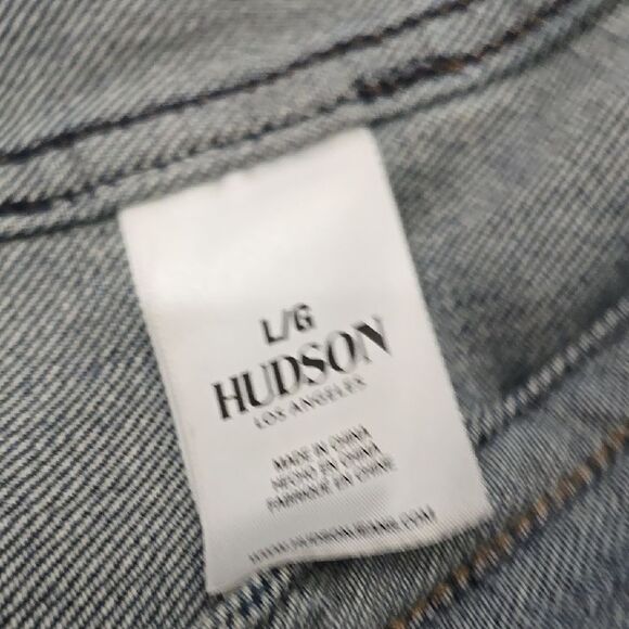 Hudson Jeans Blue Denim Jacket with Classic Design - Picture 9 of 10